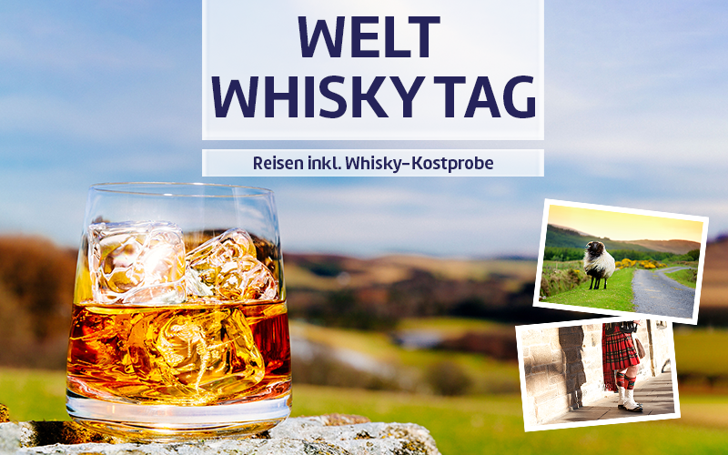 Reisen zum Welt Whisky Tag.