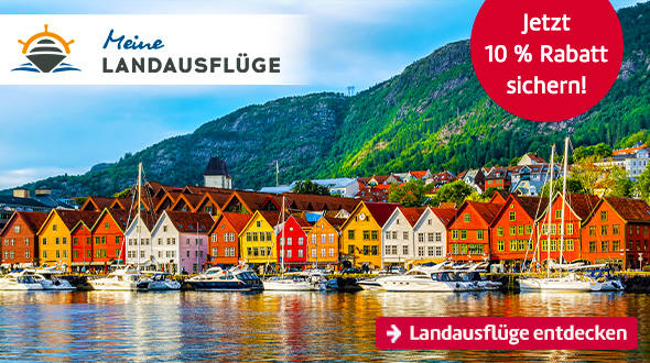 Landausflüge entdecken & 10 % Rabatt sichern!