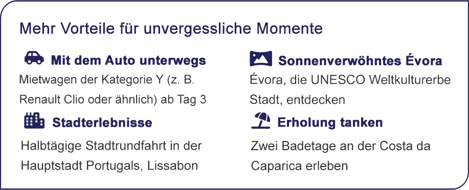 Mehr Vorteile für unvergessliche Momente