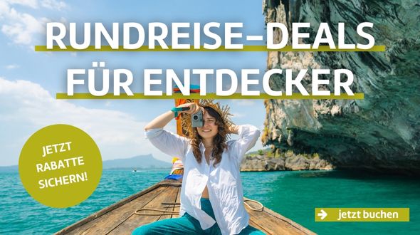 Rundreise-Deals für Entdecker.