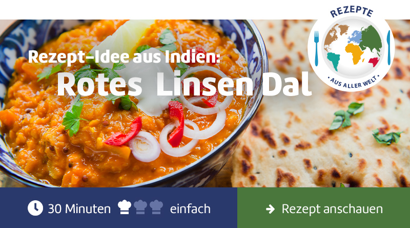 Rezept-Idee: Rotes Linsen Dal.