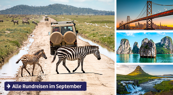 Alle Rundreisen im September.