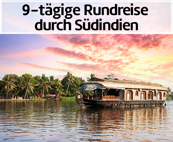 Rundreise durch Südindien.