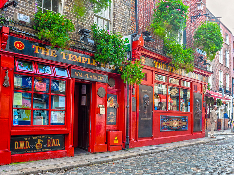 Temple Bar in Dublin.