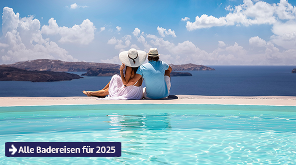 Alle Badereisen in 2025.