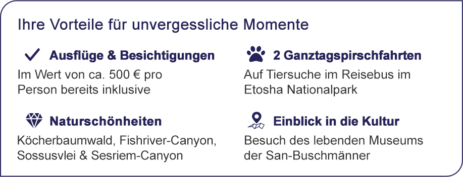 Ihre Vorteile für unvergessliche Momente.