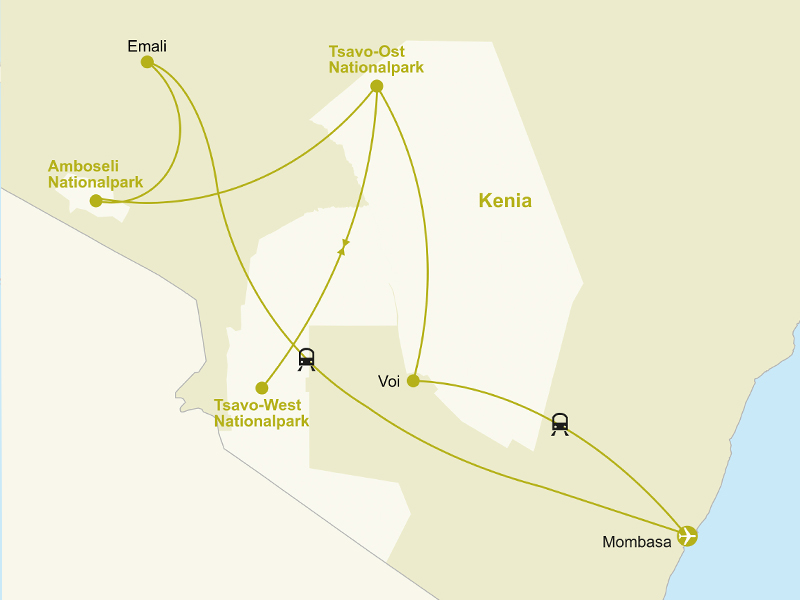Kleingruppen-Rundreise Kenia