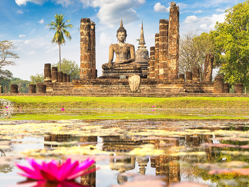 Historischer Park von Sukothai.
