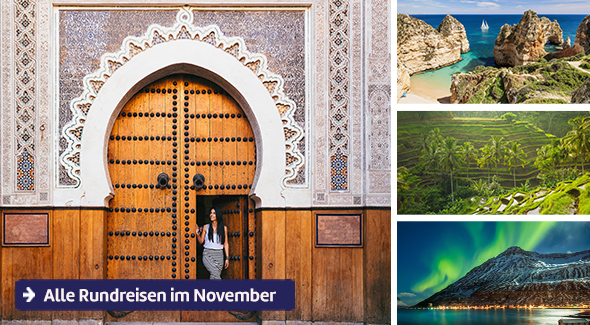 Alle Rundreisen im November.