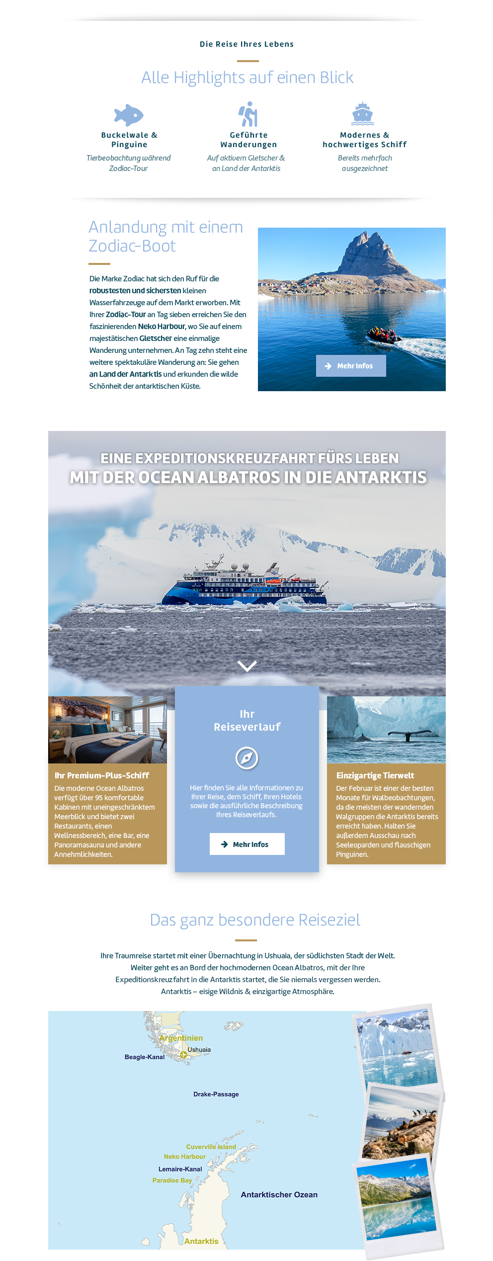Die Highlights der Antarktis-Kreuzfahrt