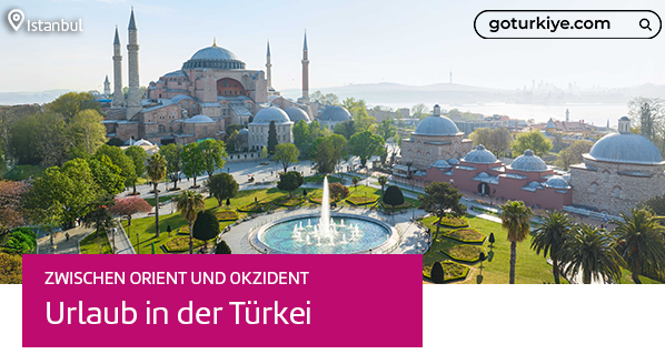Istanbul, Hagia Sophia mit Garten.