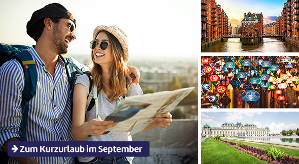 Zum Kurzurlaub im September.
