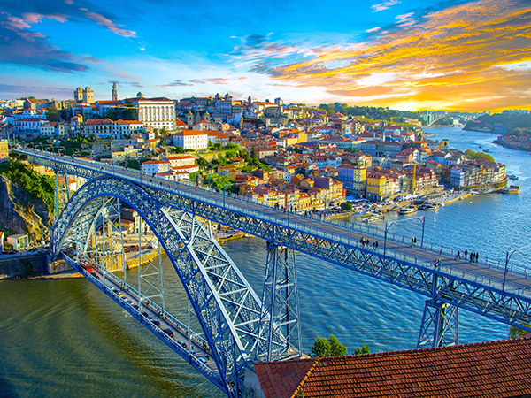 Blick auf Porto.