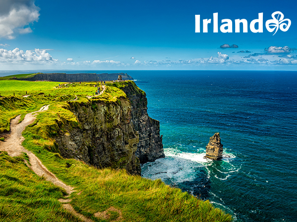 Blick auf die Klippen von Moher.