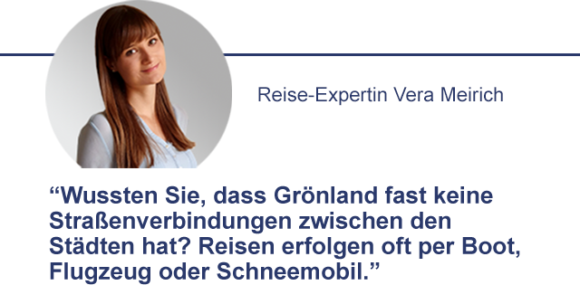 Wussten Sie, dass Grönland fast keine Straßenverbindungen zwischen den Städten hat?