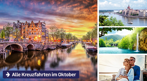 Alle Kreuzfahrten im Oktober.