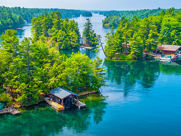 Der 1.000 Islands Nationalpark.
