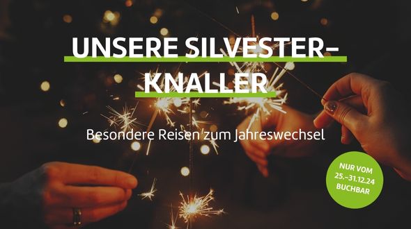 Vorankündigung Silvester-Knaller.