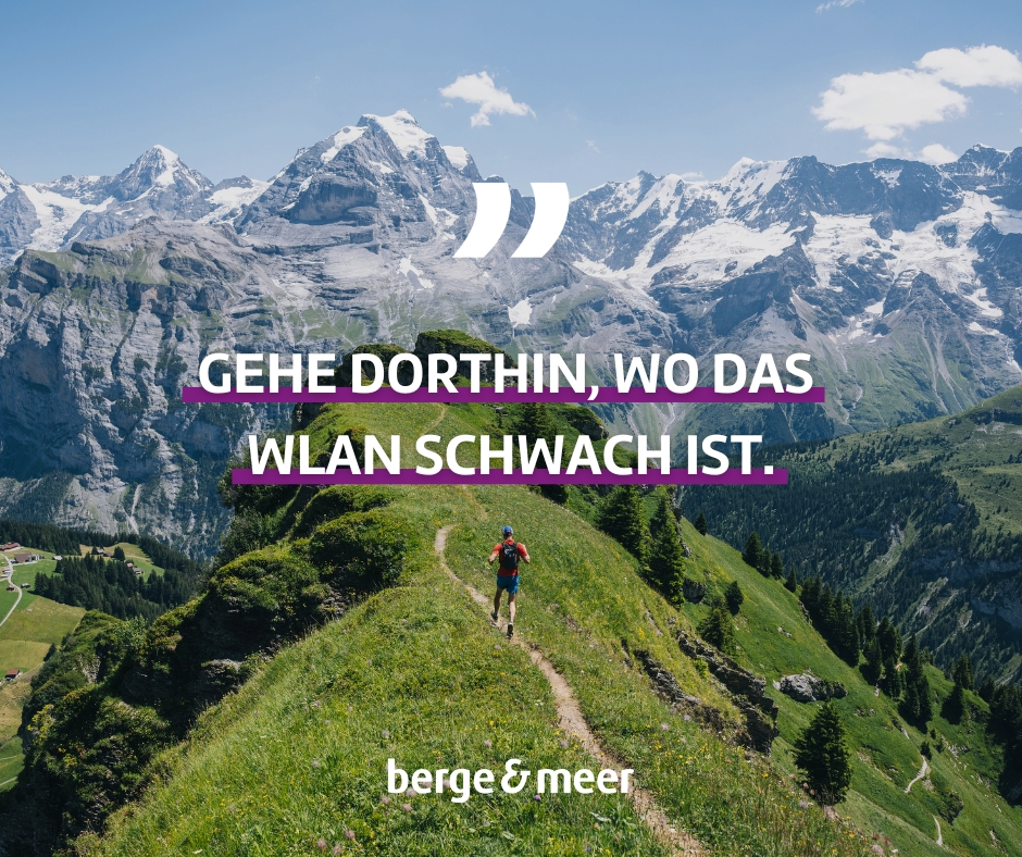 Ein Gedanke auf Reisen.