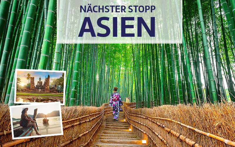 Urlaub in Asien.