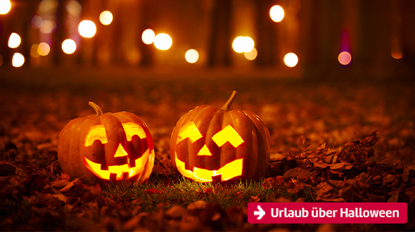 Urlaub über Halloween.