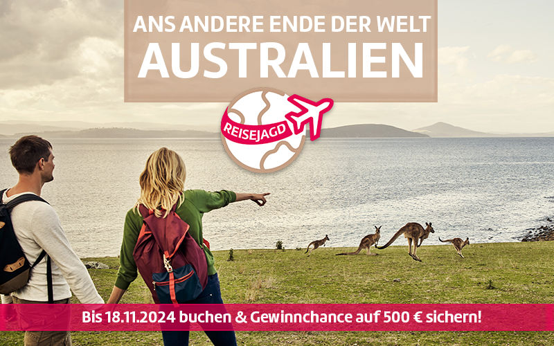 Reisejagd November Australien.