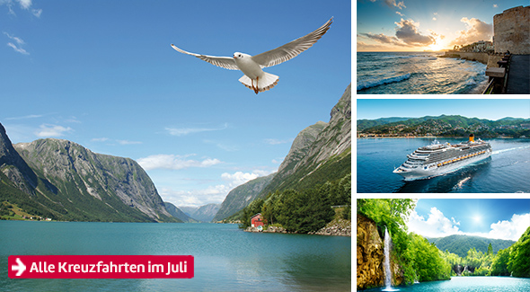 Alle Kreuzfahrten im Juli