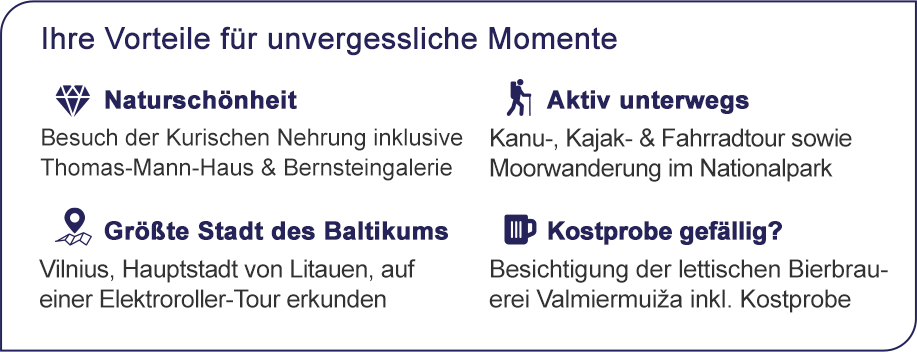 Ihre Vorteile für unvergessliche Momente.