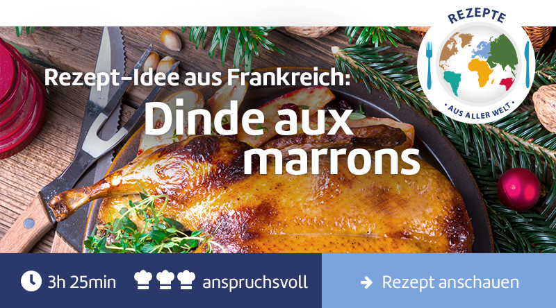 Dinde aux marrons.