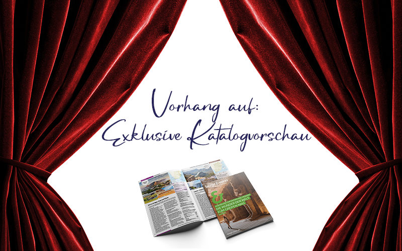 Vorhang auf: Exlusive Katalogvorschau.