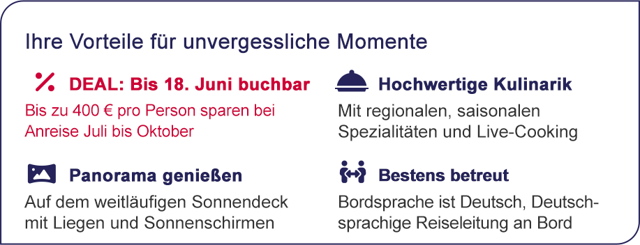 Mehr Vorteile für unvergessliche Momente