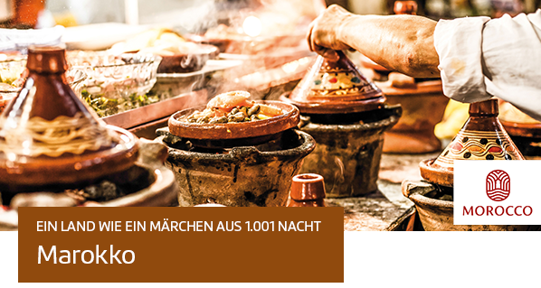 Marokko, ein Land wie ein Märchen aus 1.001 Nacht.