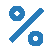 Icon: Prozent-Zeichen.