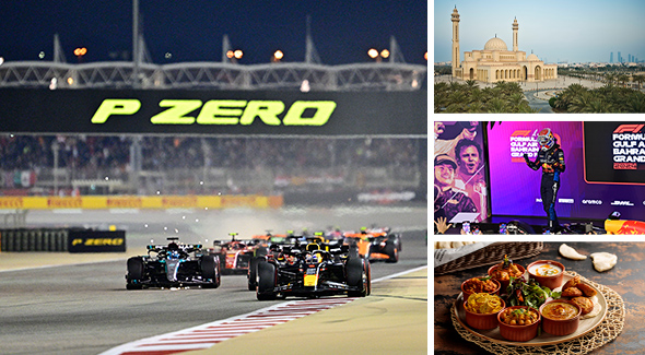 Zur Formel 1 nach Bahrain.