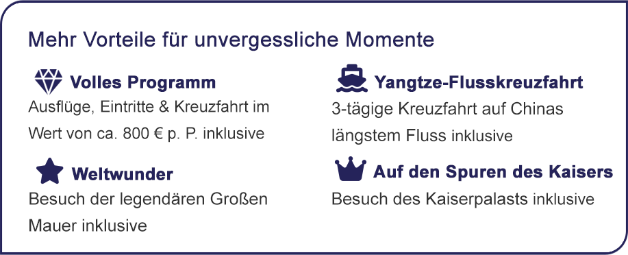 Mehr Vorteile für unvergessliche Momente