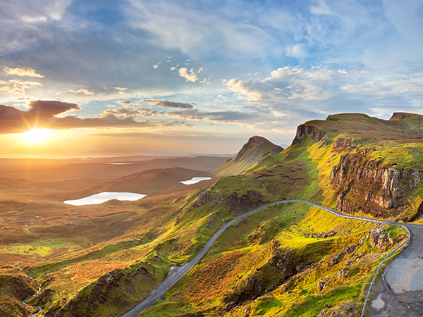 Landschaft der Isle of Skye.