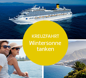Bildcollage der Costa Kreuzfahrt zu den Kanaren