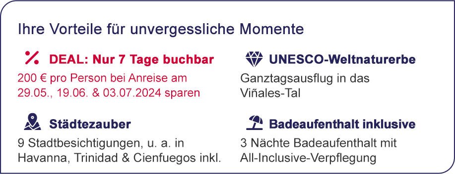 Mehr Vorteile für unvergessliche Momente