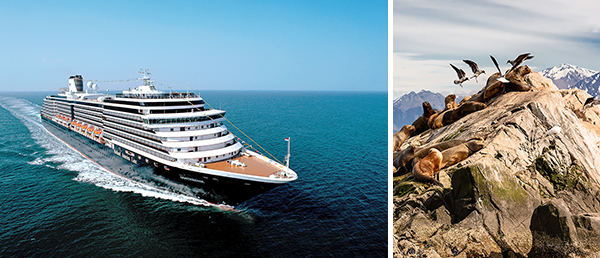 Bildcollage der Kreuzfahrt mit der MS Oosterdam
