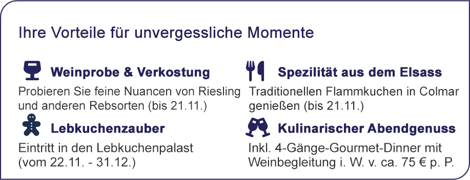 Ihre Vorteile für unvergessliche Momente.
