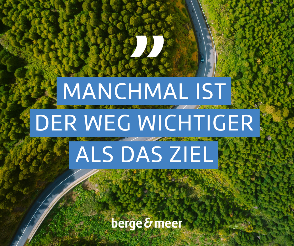 Ein Gedanke auf Reisen.