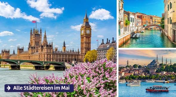 Alle Städtereisen im Mai