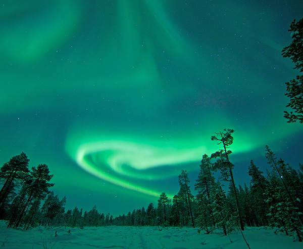 Magische Polarlichter.