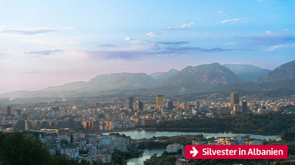 Silvester in Albanien.