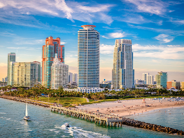 Strand & Metropole in Einem: Miami