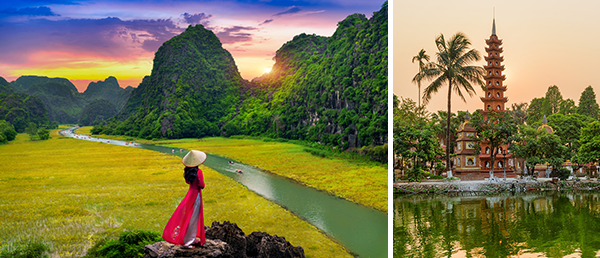 Collage Vietnam Reise