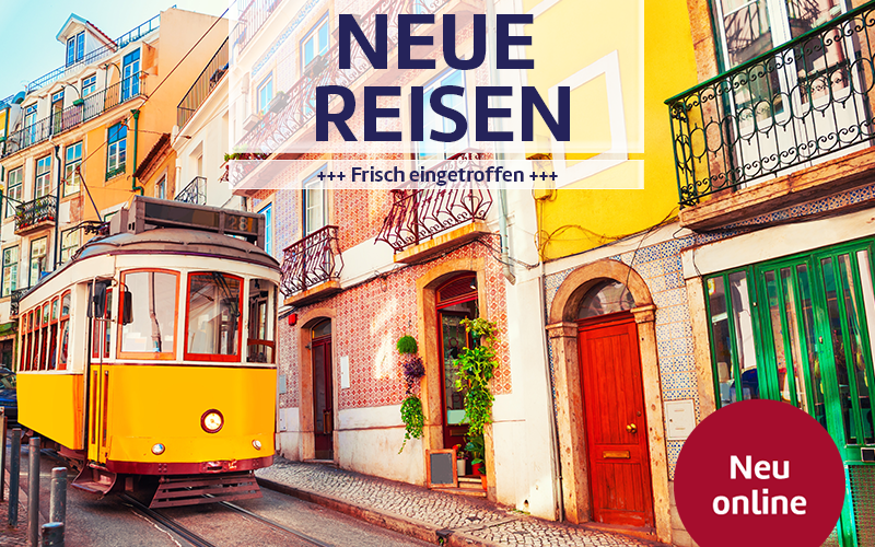 Neue Reisen im März.