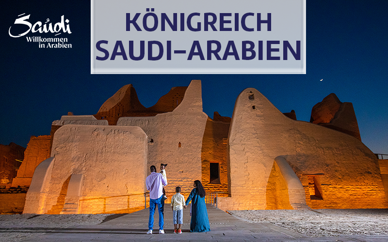 Willkommen in Saudi-Arabien.