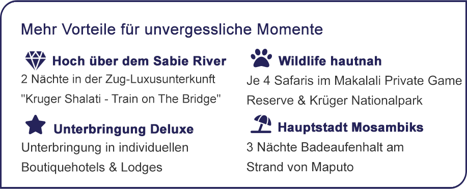 Ihre Vorteile für unvergessliche Momente.