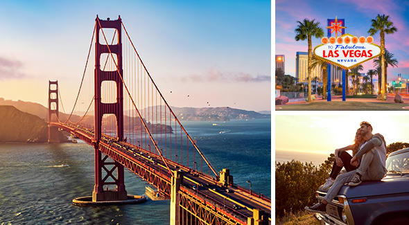Flexible Mietwagen-Rundreise durch den Westen der USA.